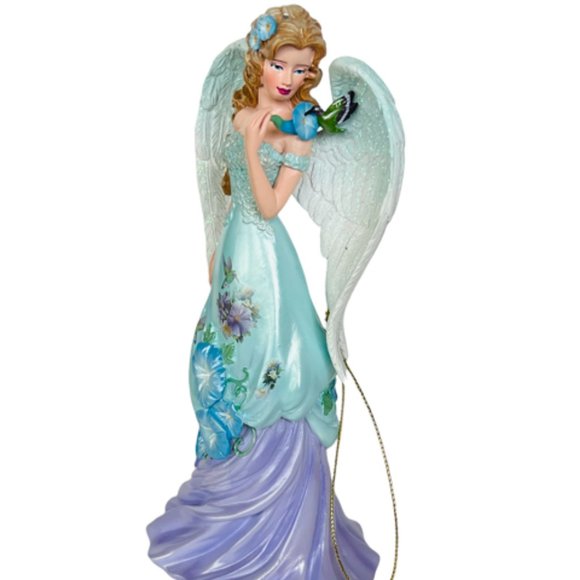 Angel Figurine Fairy Christmas Thomas Kinkade Hamilton Lena Liu Angelic Beauties - Picture 1 of 6